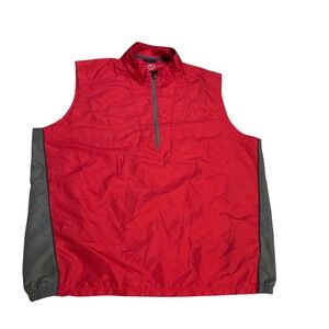 Zero Restriction Tour Series Golf Vest Sleeveless‎ Pullover Mens Red